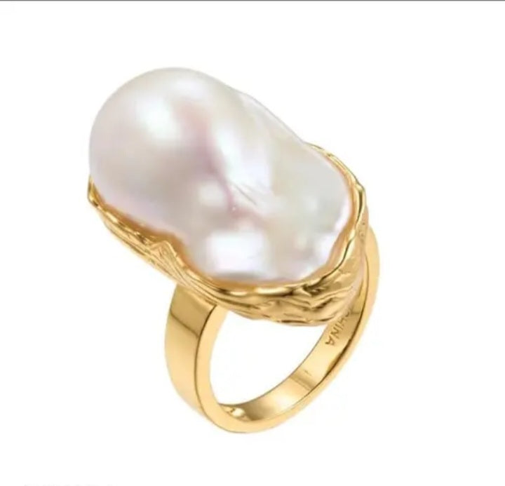 House of Watashi adi Pearl Ring For Women or Girls